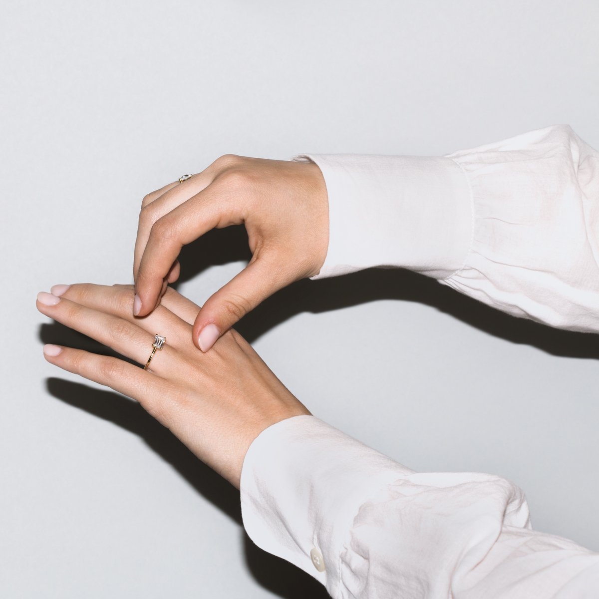 East-West Pixie Engagement Ring-Unbridaled Collective