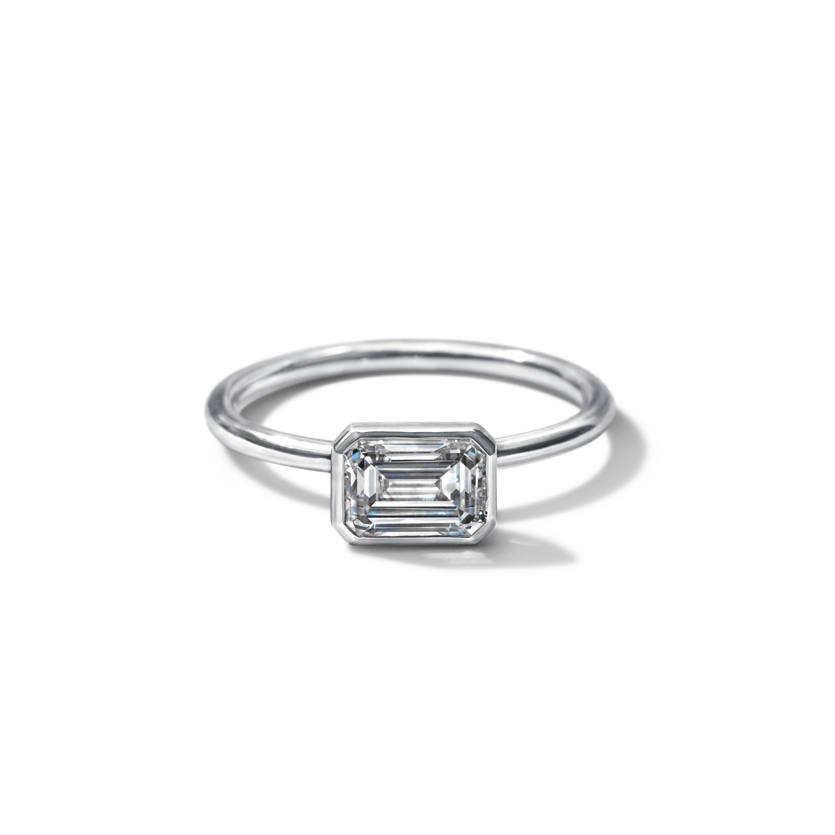 Bezel Engagement Ring