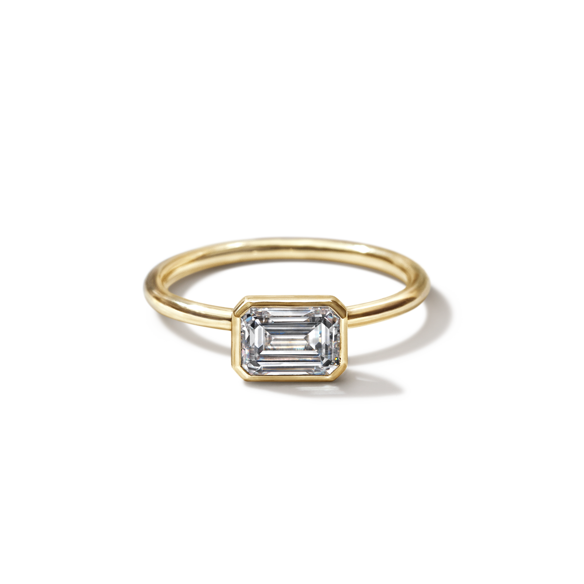 Bezel Engagement Ring