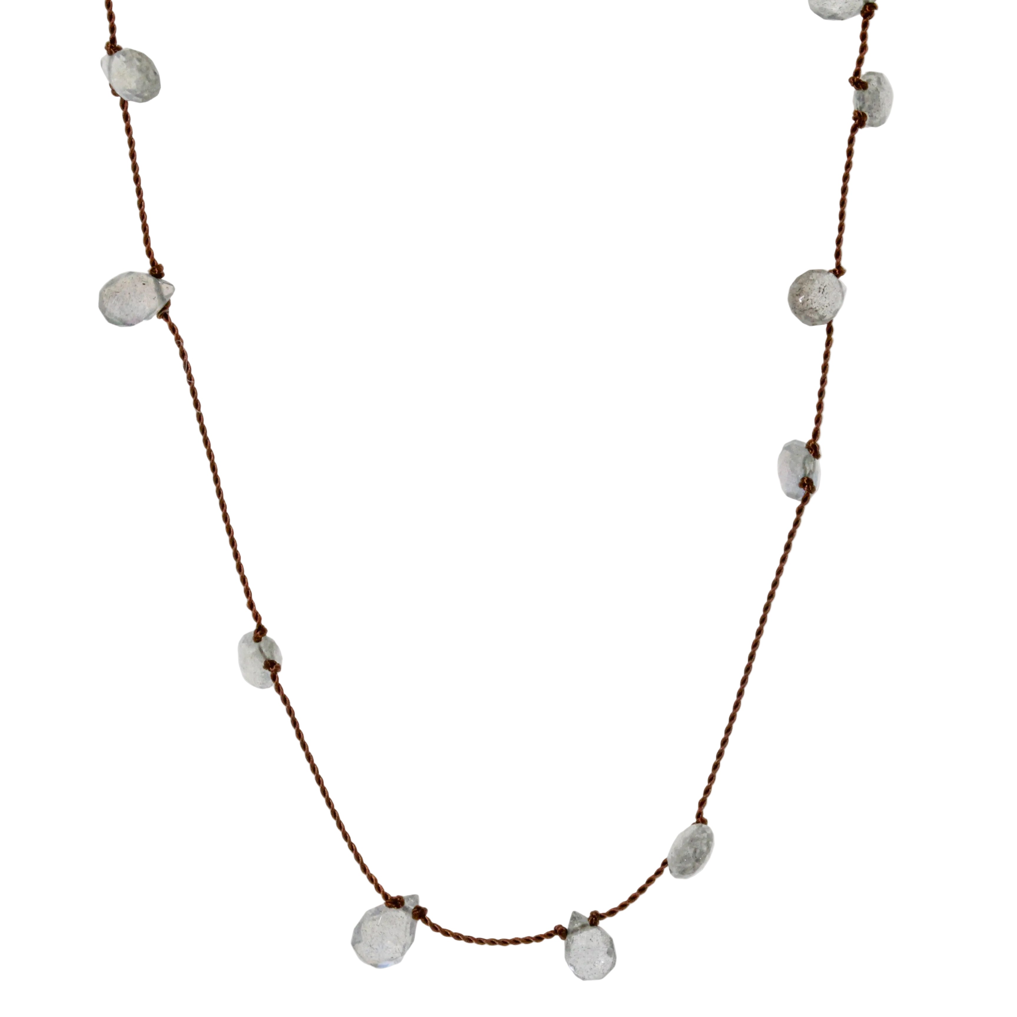 Extra Long Labradorite Constellation Necklace-Margaret Solow