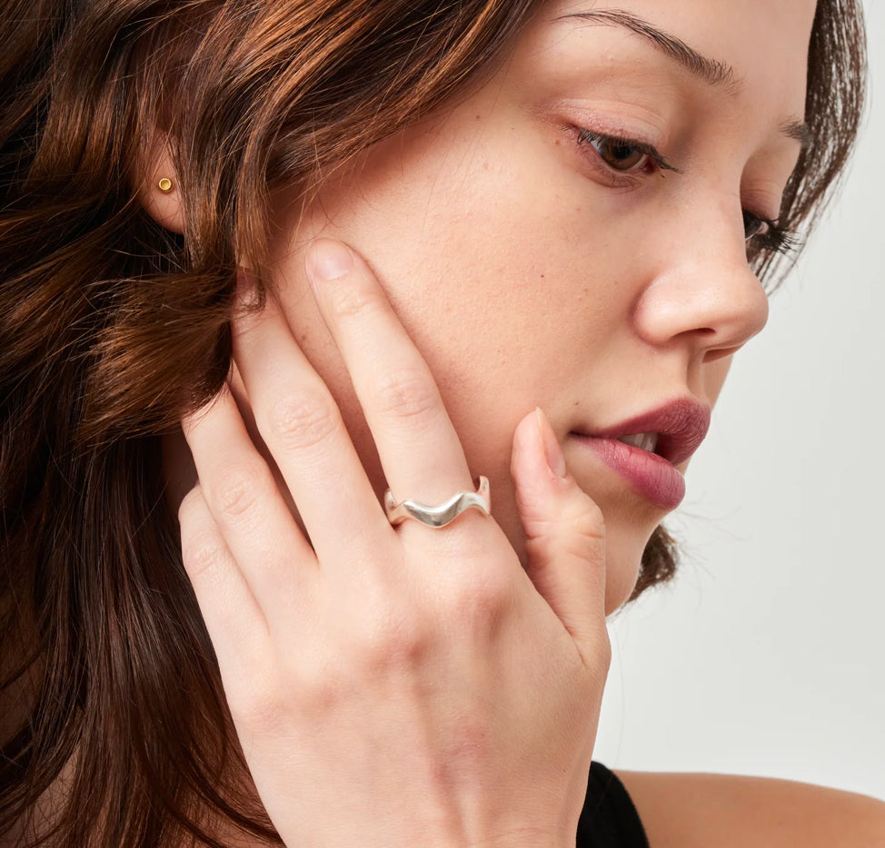 Flat Wave Ring-Jill Platner