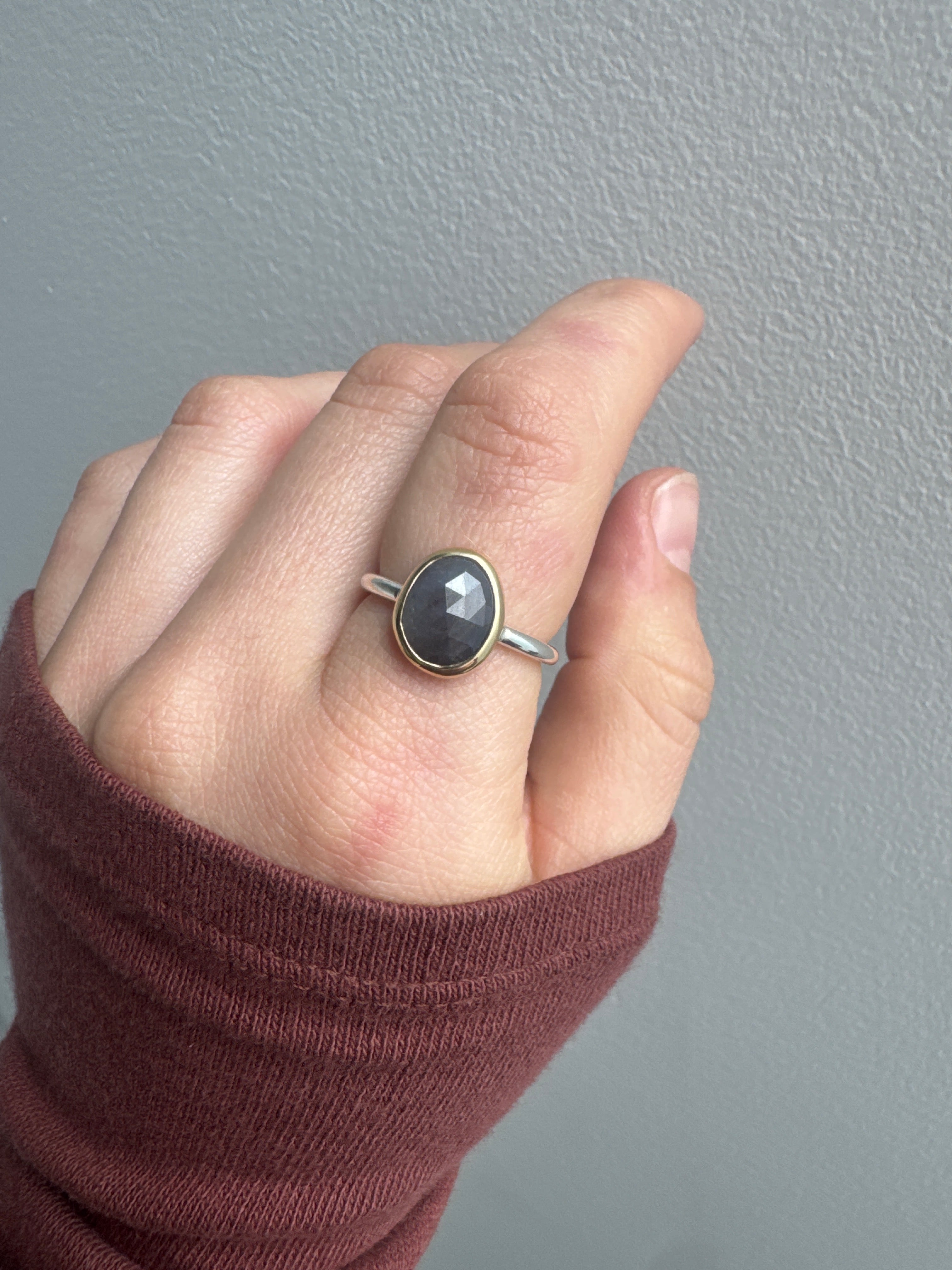 Grey Sapphire Ring-Sara Thompson
