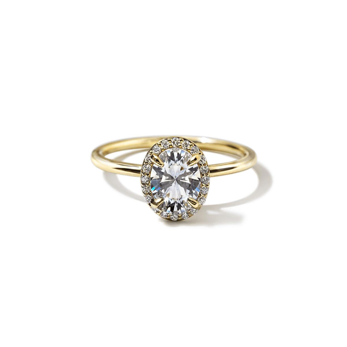 Halo Engagement Ring-Unbridaled Collective