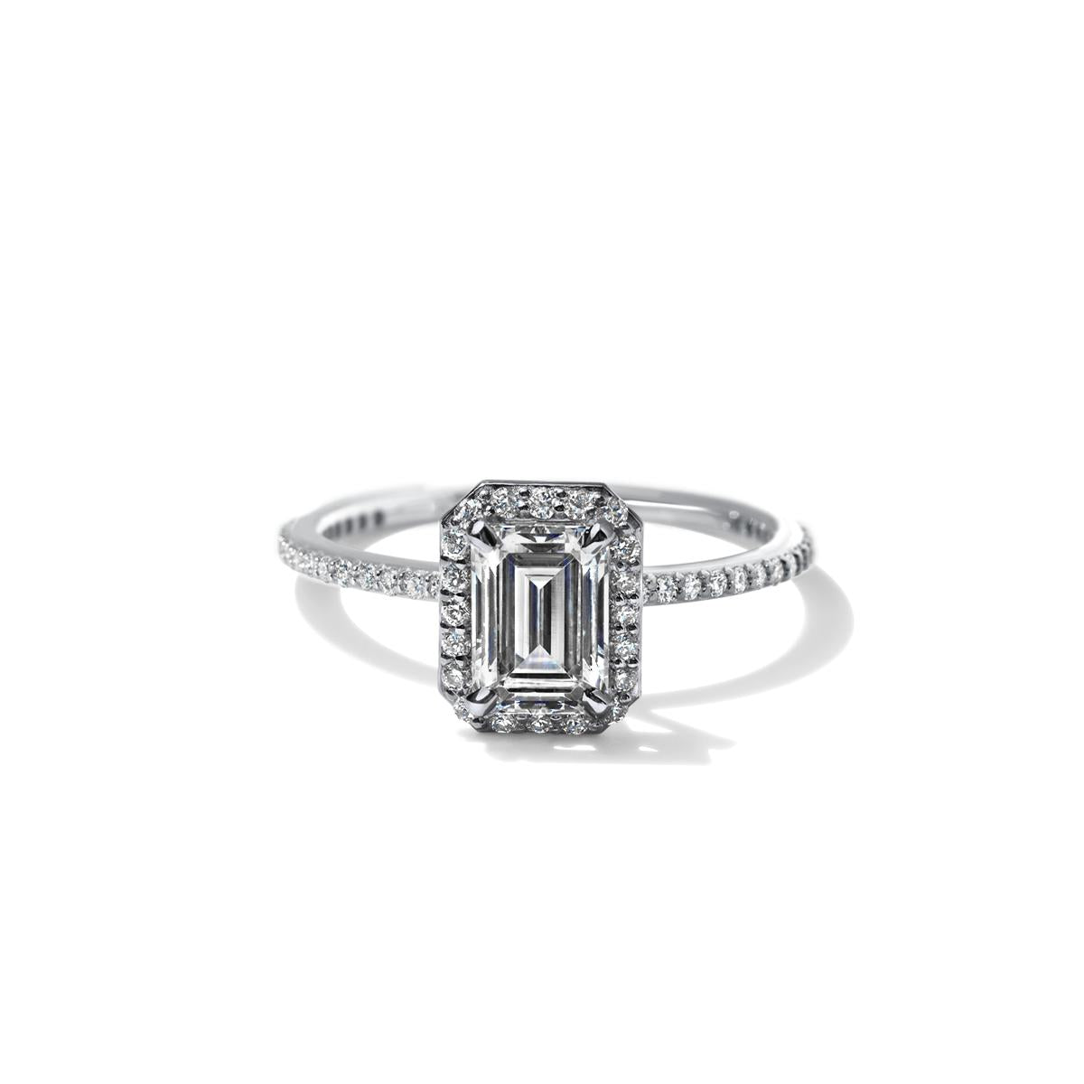 Halo Pave Engagement Ring-Unbridaled Collective