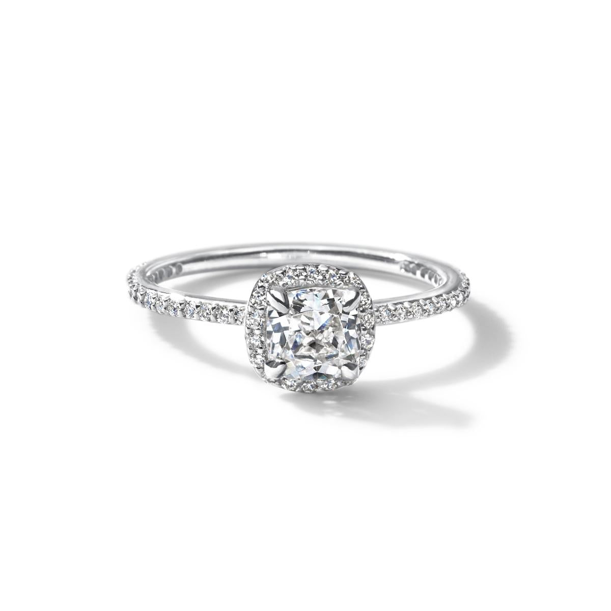 Halo Pave Engagement Ring-Unbridaled Collective
