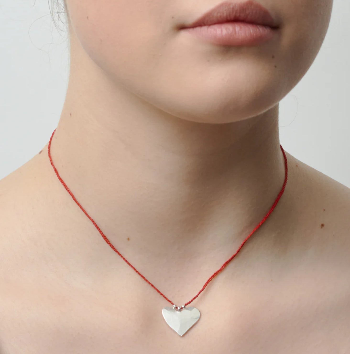 Hammered Heart Necklace-Jill Platner