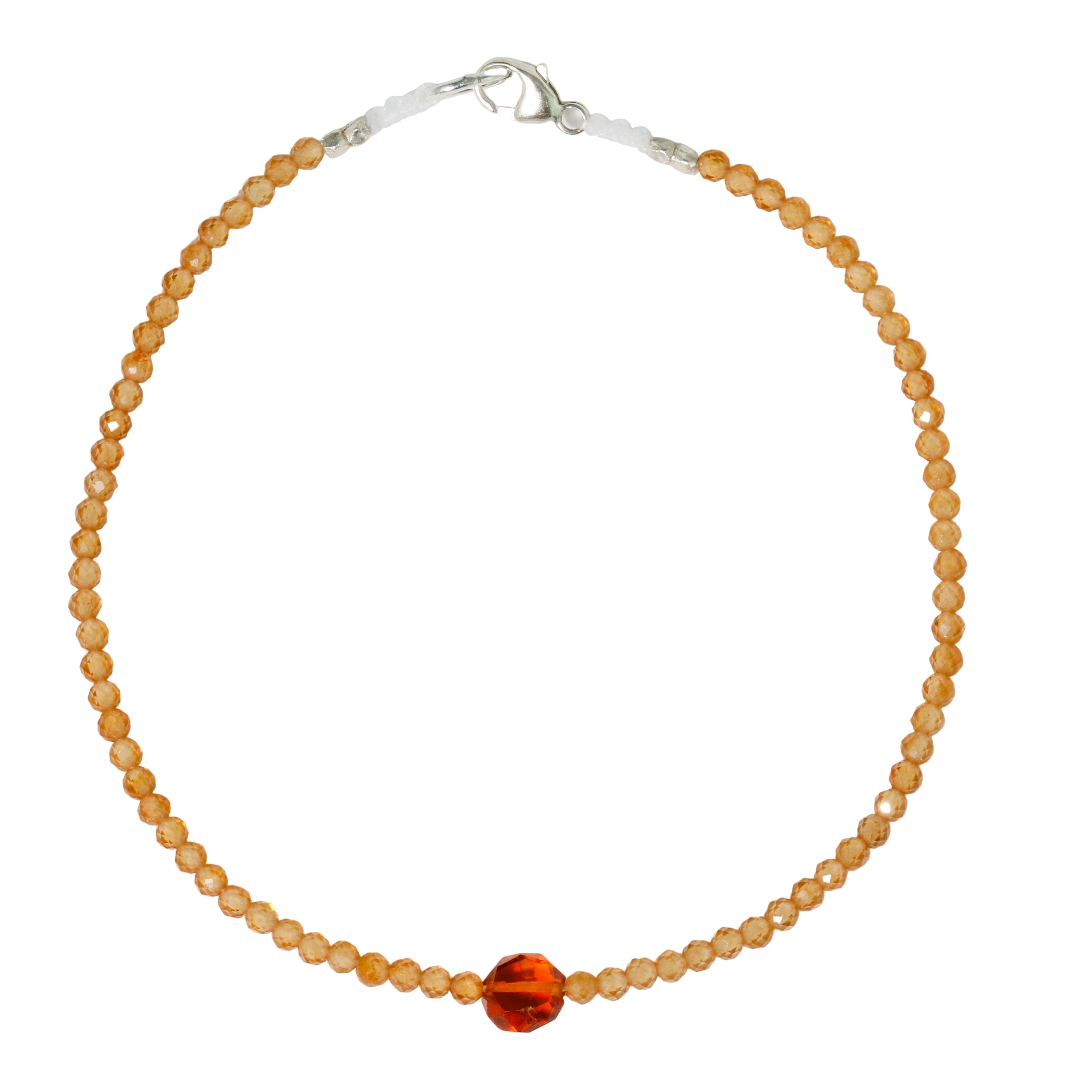 Hessonite Garnet Bracelet No. 13-Margaret Solow