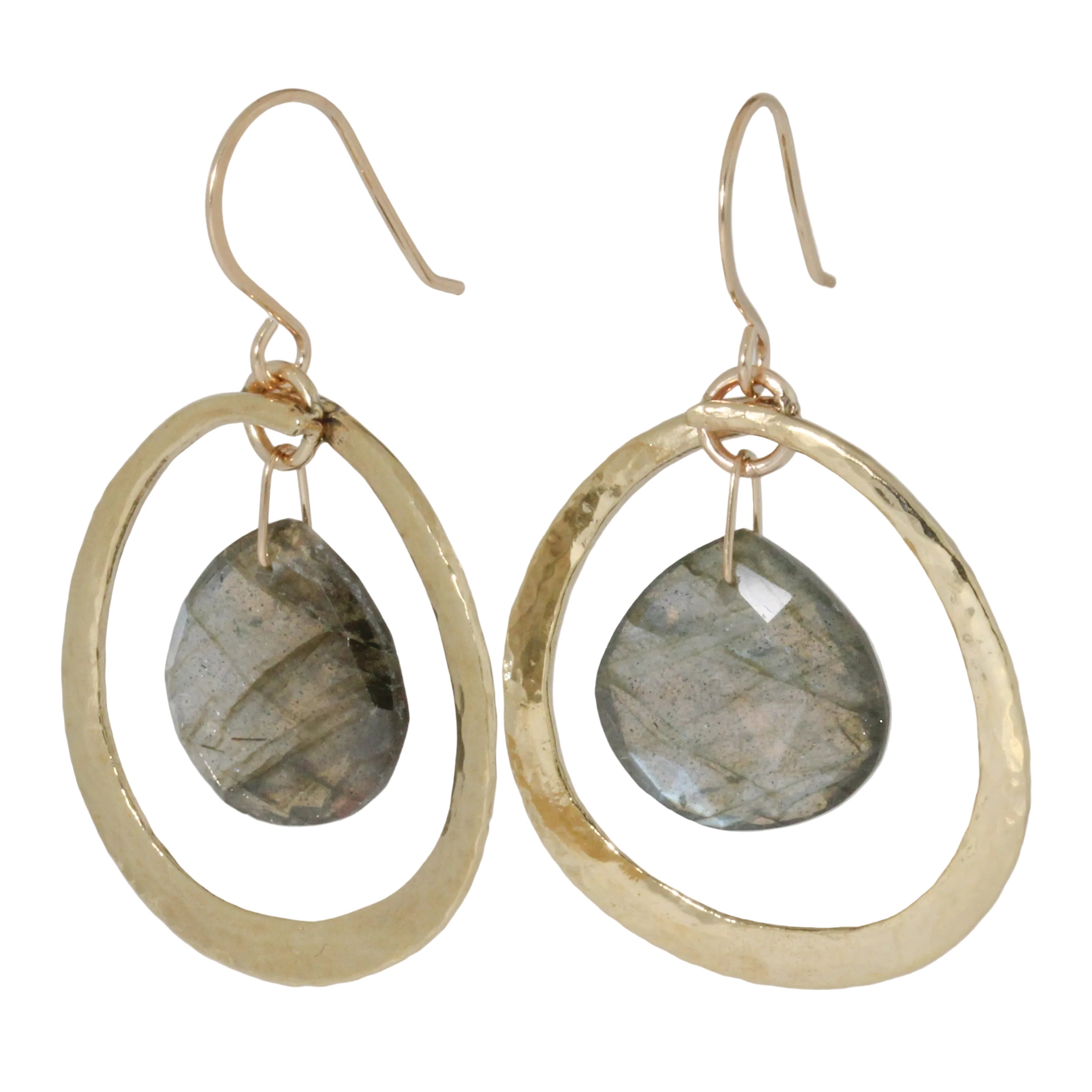 Indie Labradorite Earrings-Lulu Designs