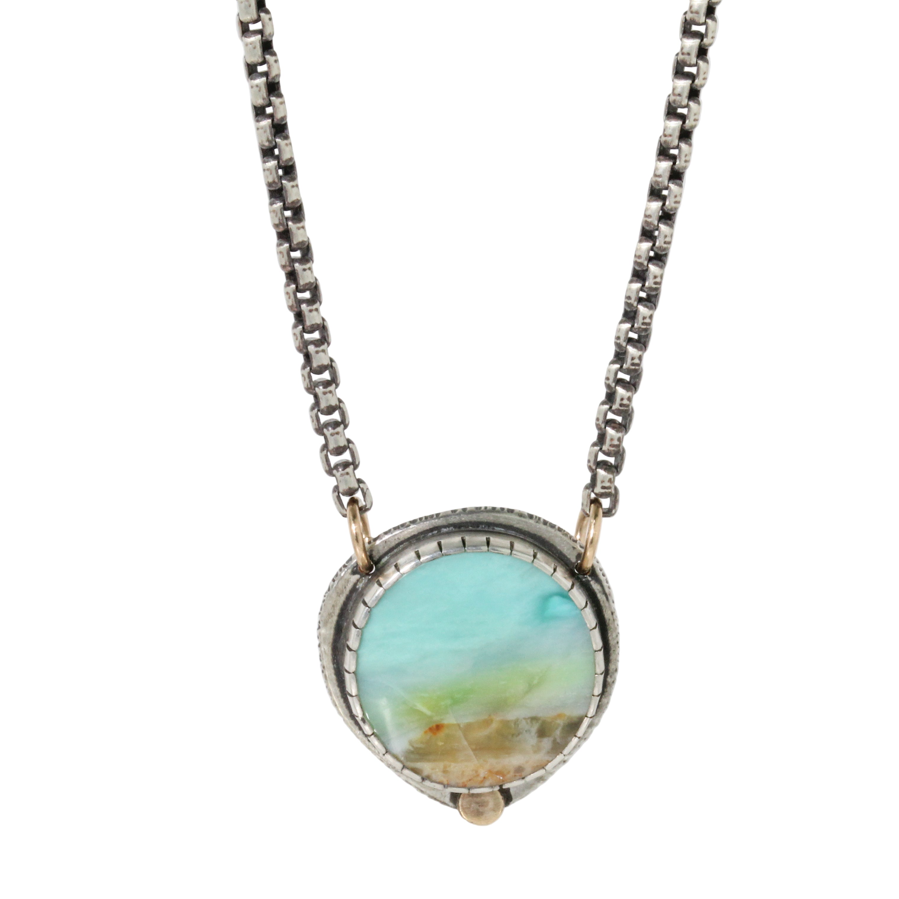 Indonesian Opal Necklace-Glacier Lily