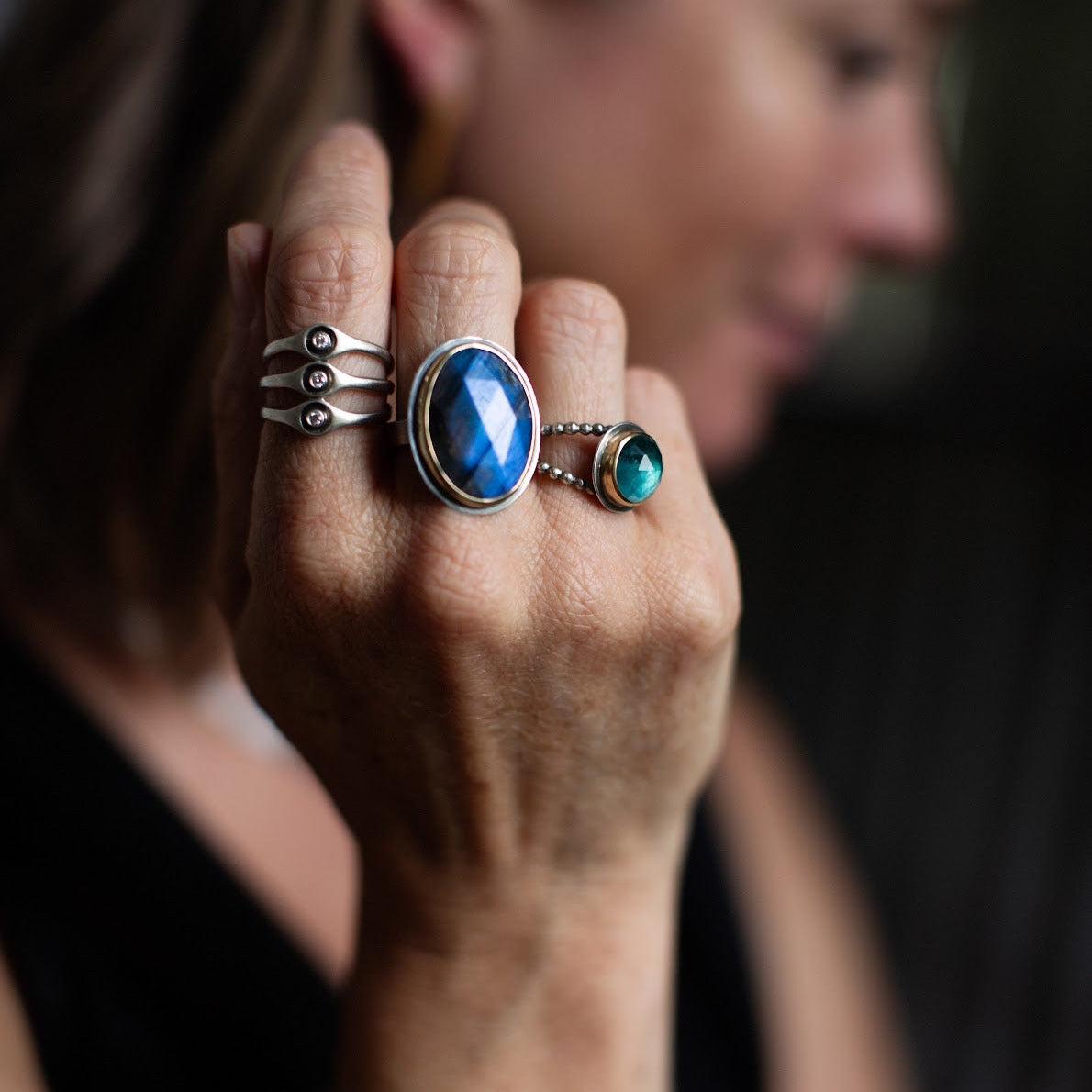 Labradorite Ring-Austin Titus