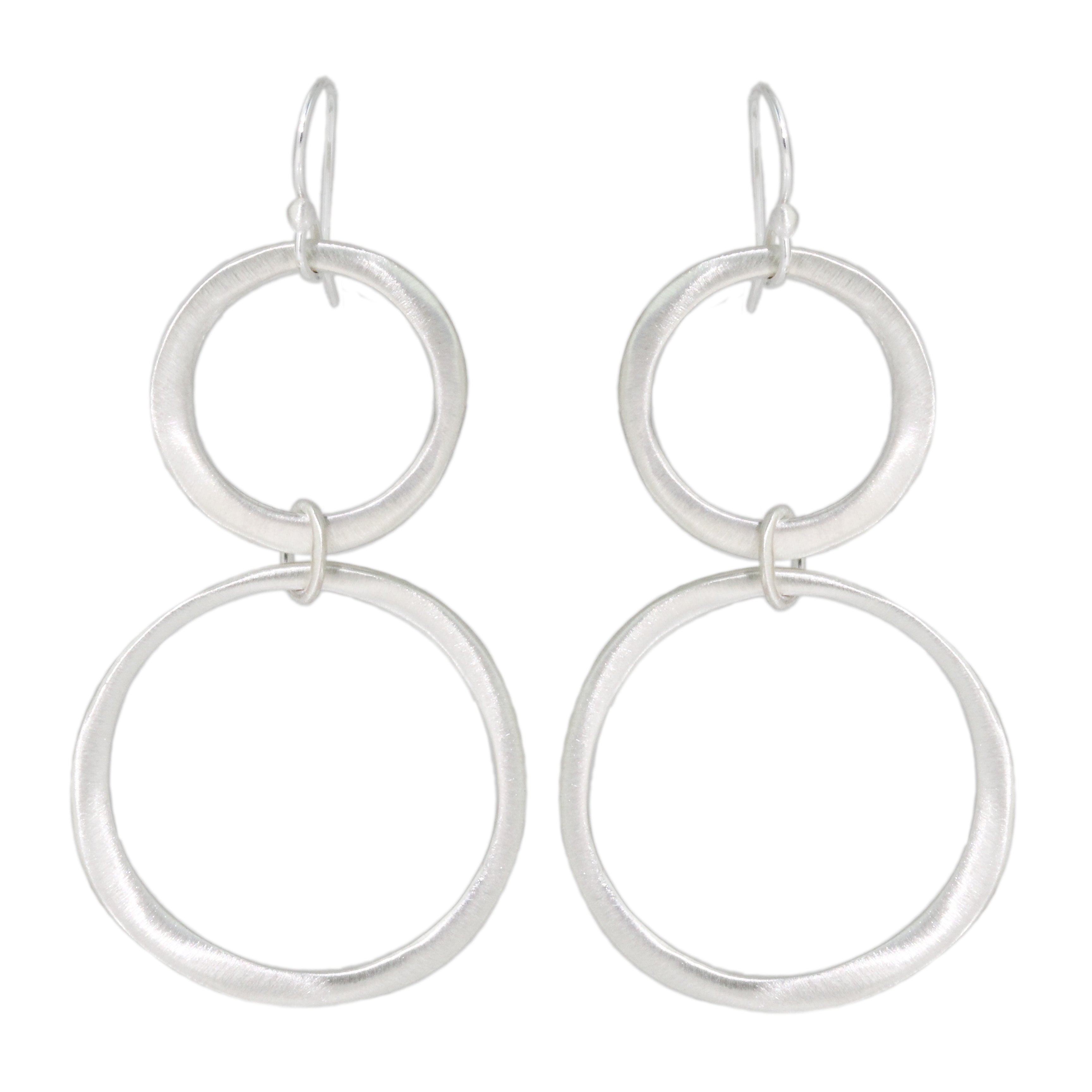 Large Double Circle Earrings-Philippa Roberts