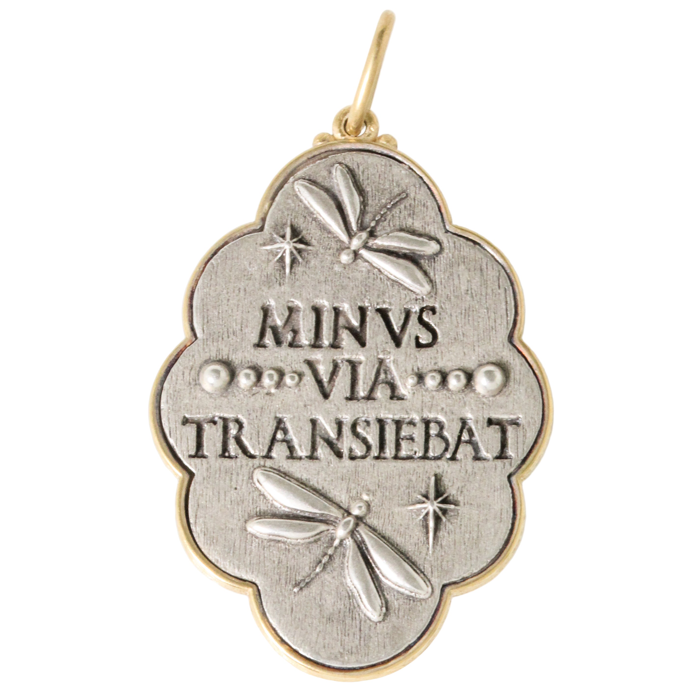Large Thistle + Dragonfly Charm-Erica Molinari