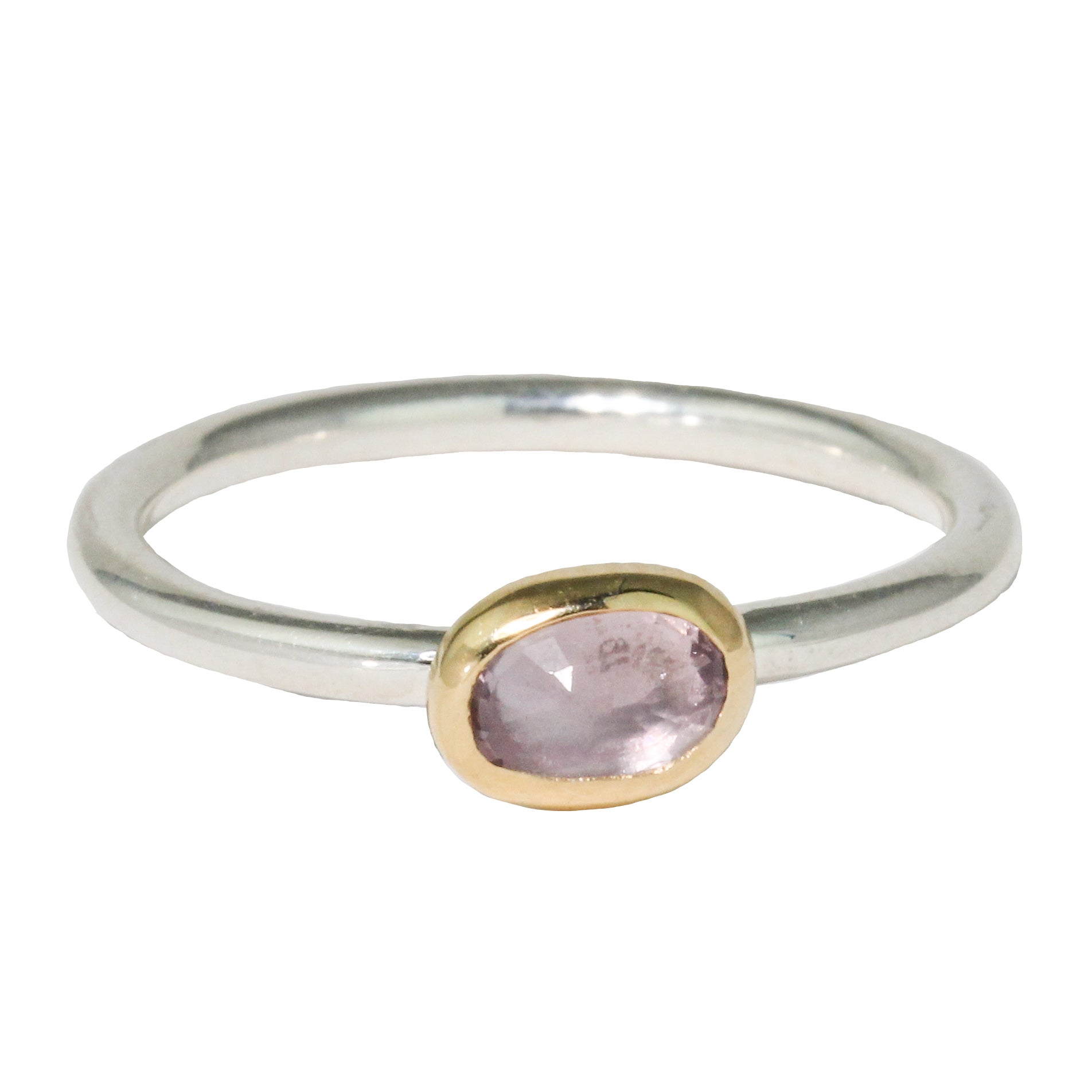 Light Pink Sapphire Stacking Ring-Sara Thompson