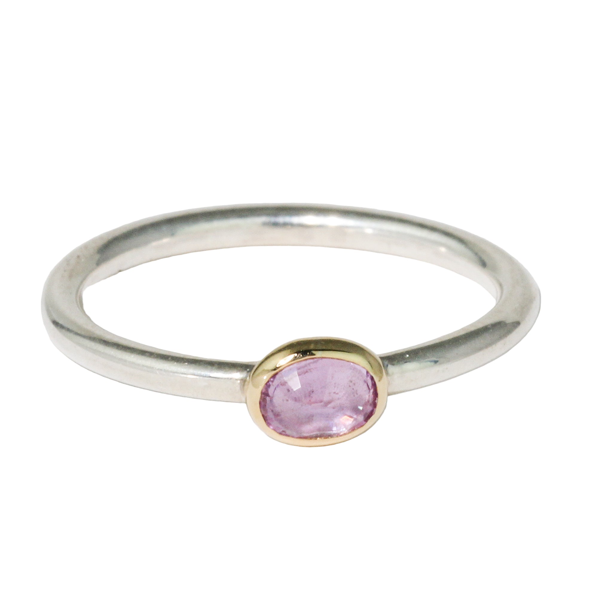 Light Pink Sapphire Stacking Ring-Sara Thompson
