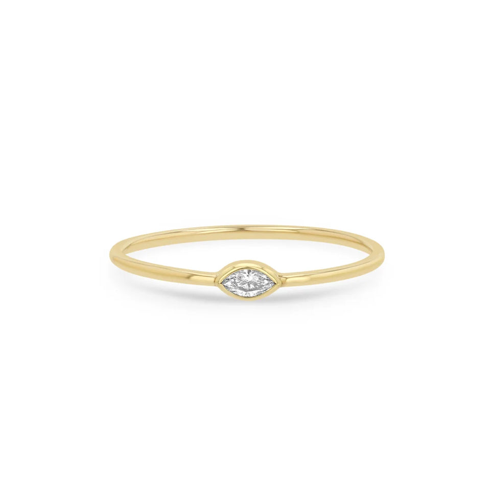 Marquis Diamond Ring-Zoë Chicco