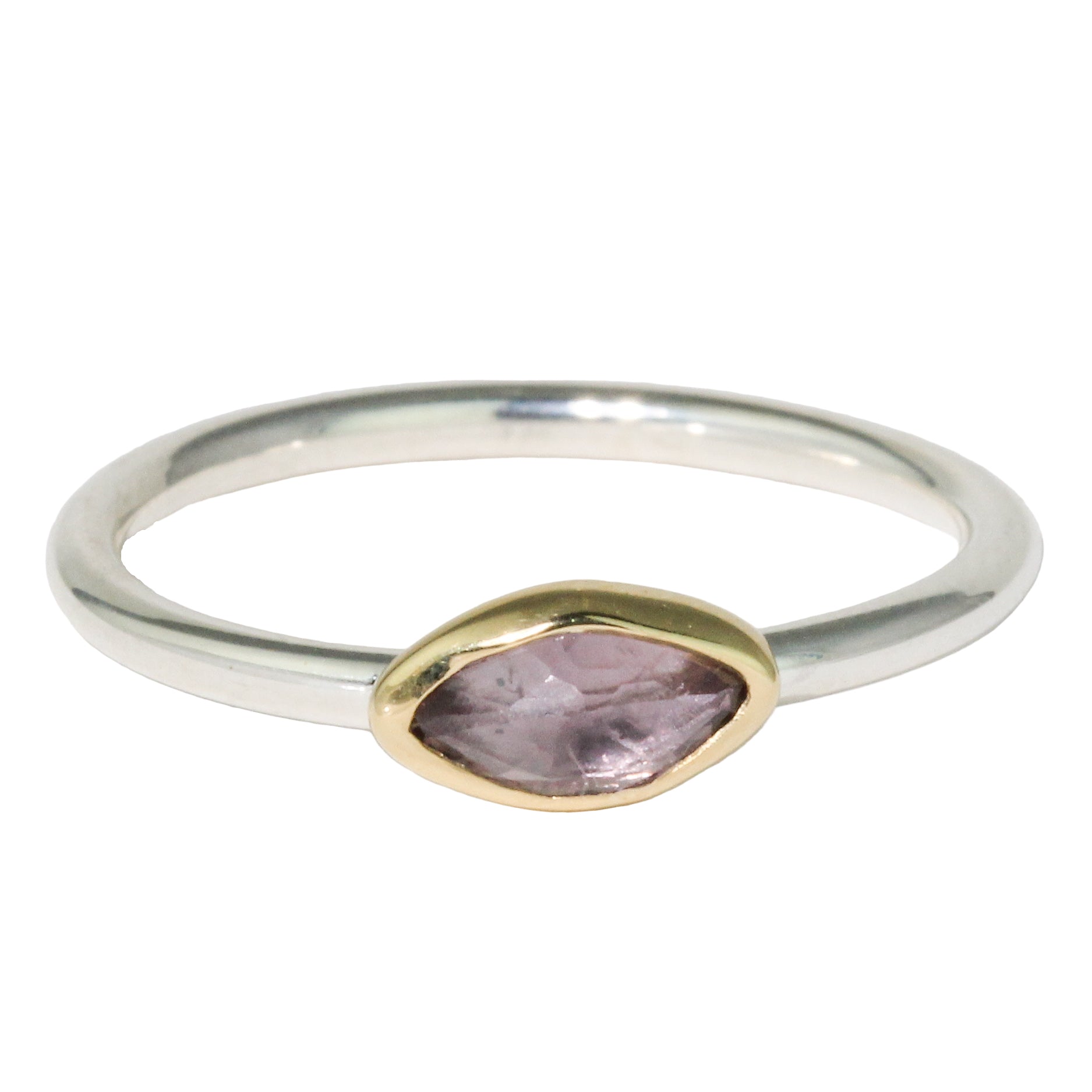 Marquis Purple Sapphire Stacking Ring-Sara Thompson
