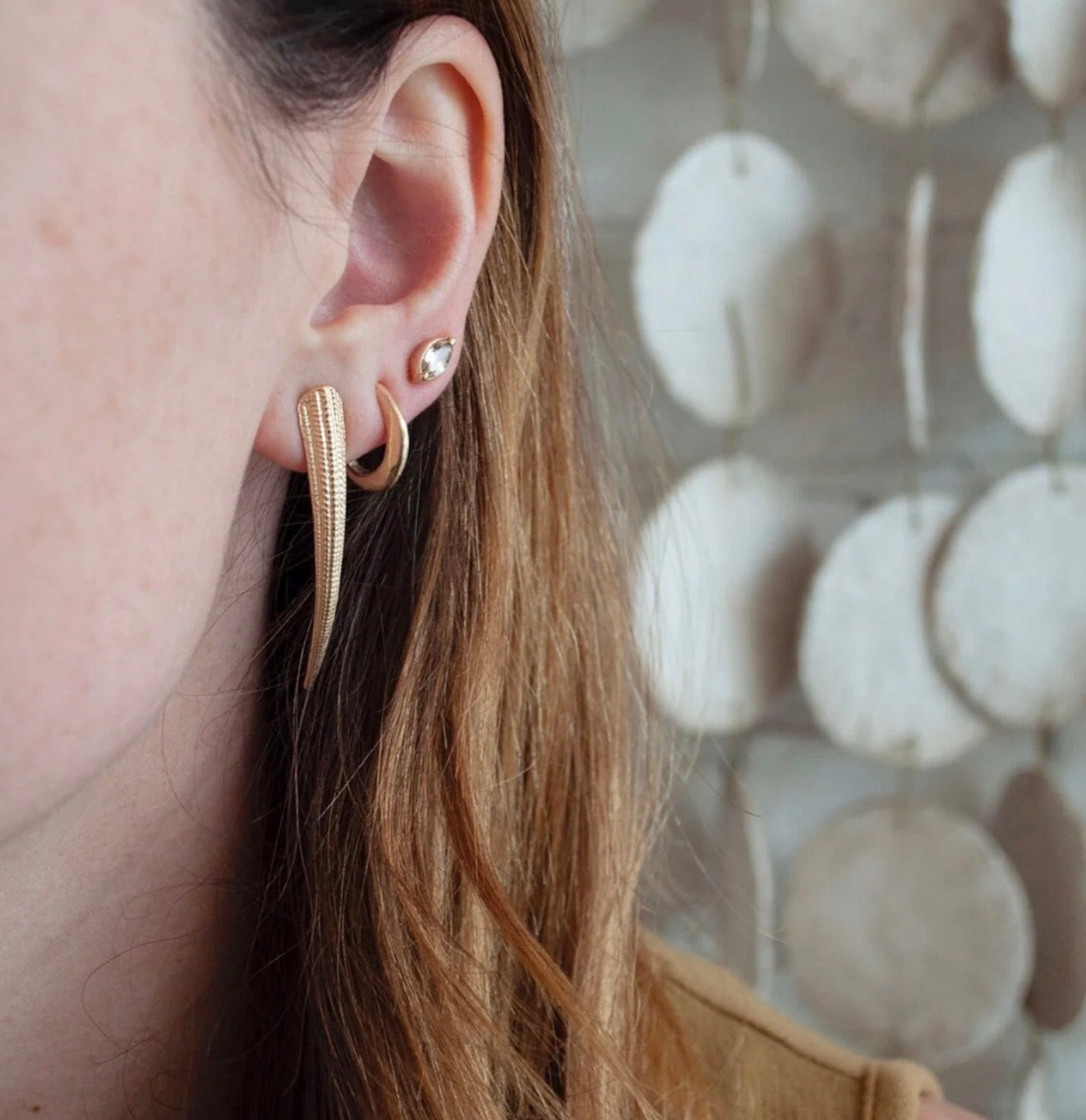 Mini 14k J Hoops-Lauren Wolf