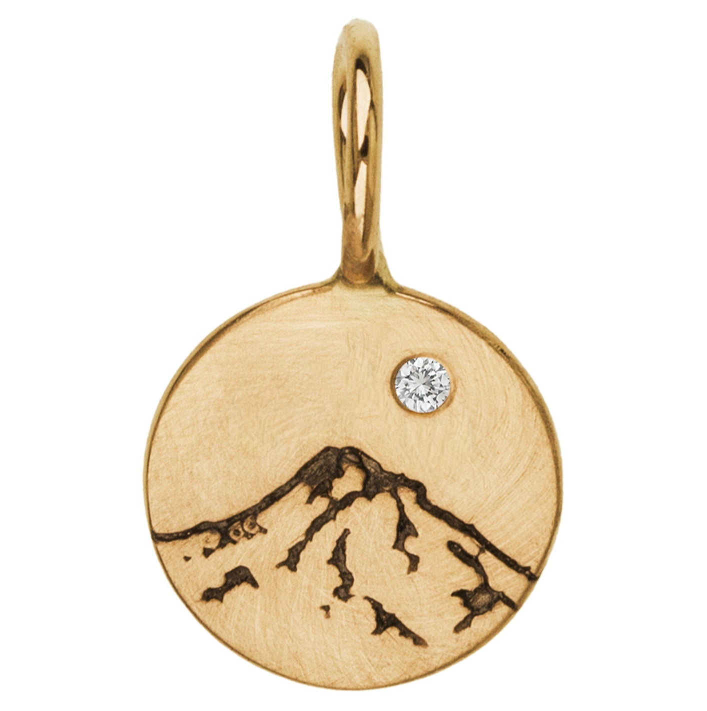 Mini Round Mt Hood Charm-Heather B. Moore