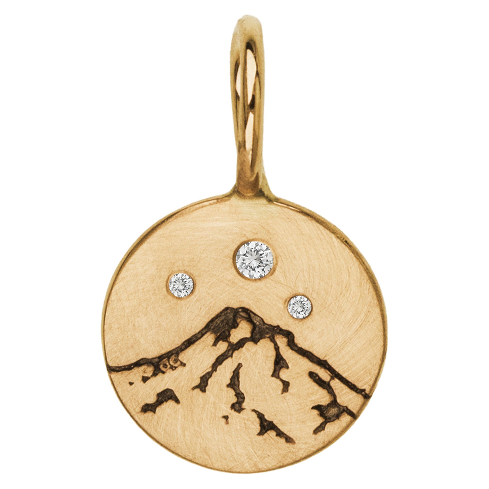 Mini Round Mt Hood Charm-Heather B. Moore