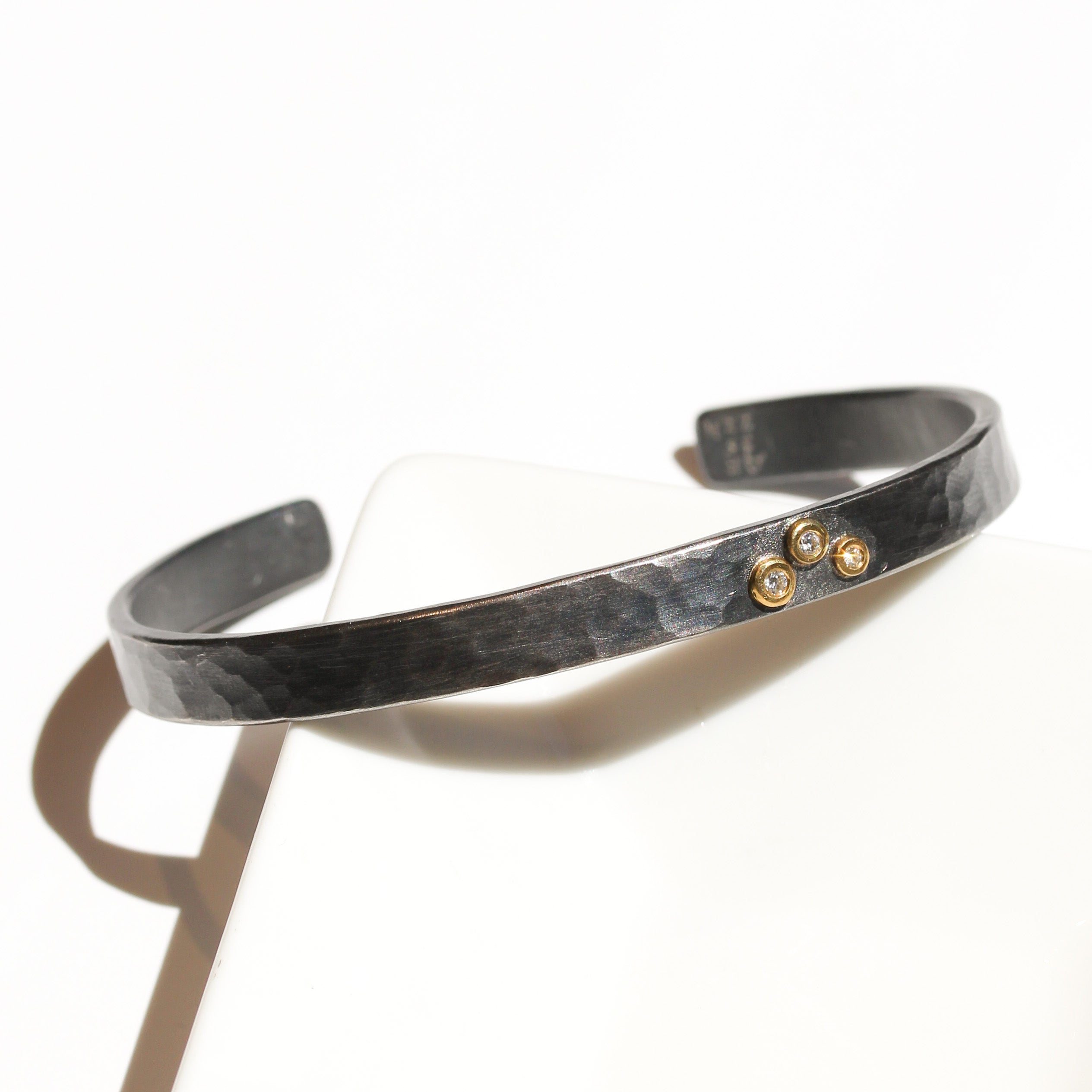 Miriam Diamond Cuff Bracelet-Annie Fensterstock