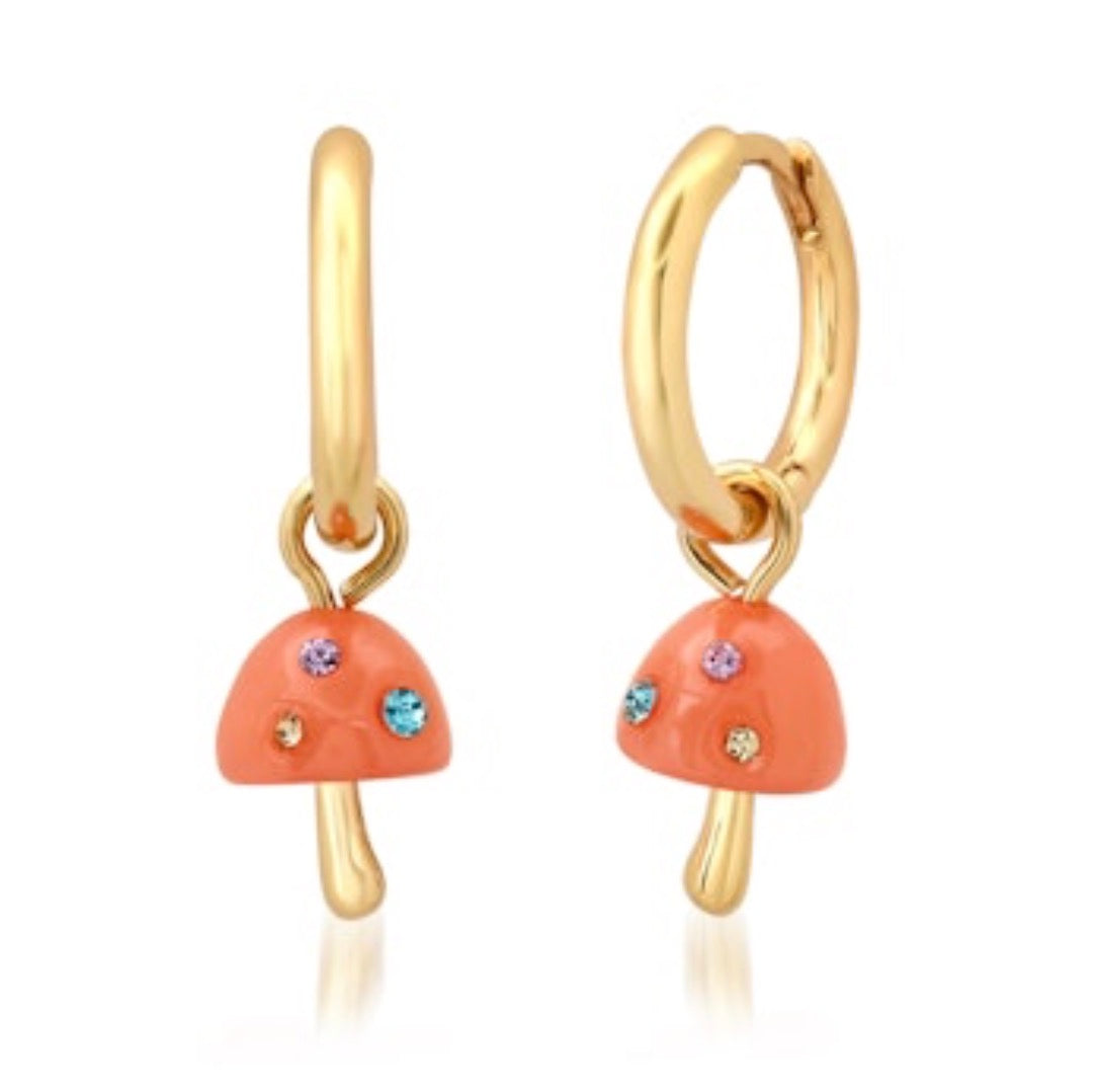 Mushroom Drop Hoops-TAI