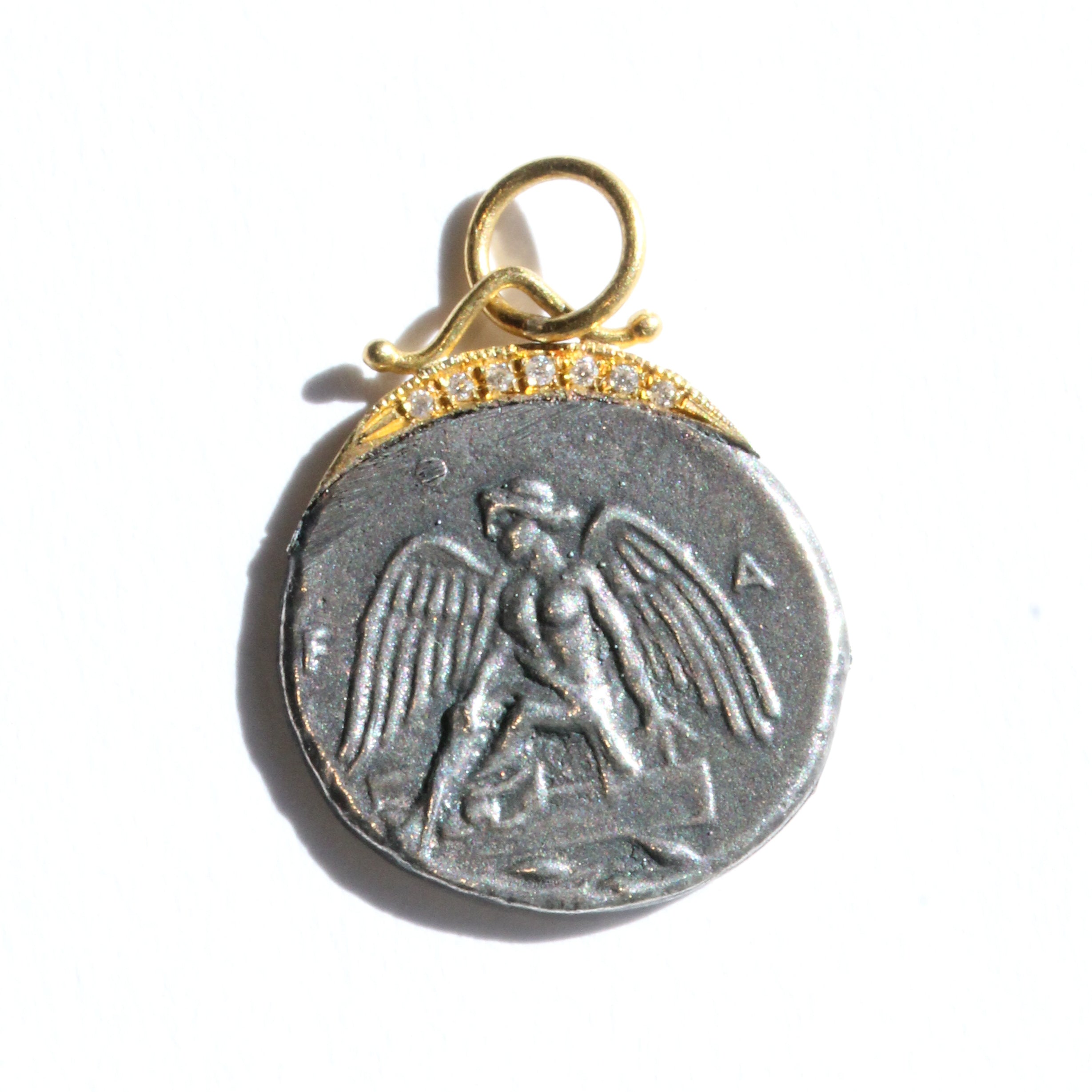 Nike - Speed Goddess Diamond Pave Charm-Prehistoric Works