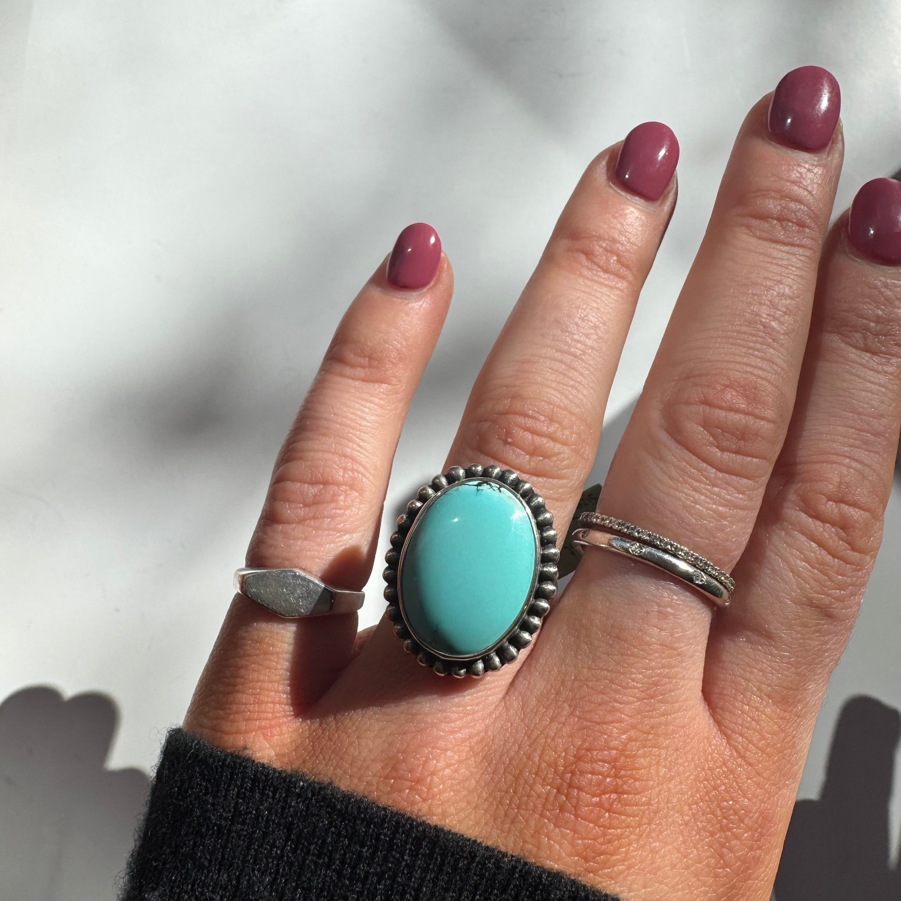 Oval Turquoise Ring by Nomad-Southwest