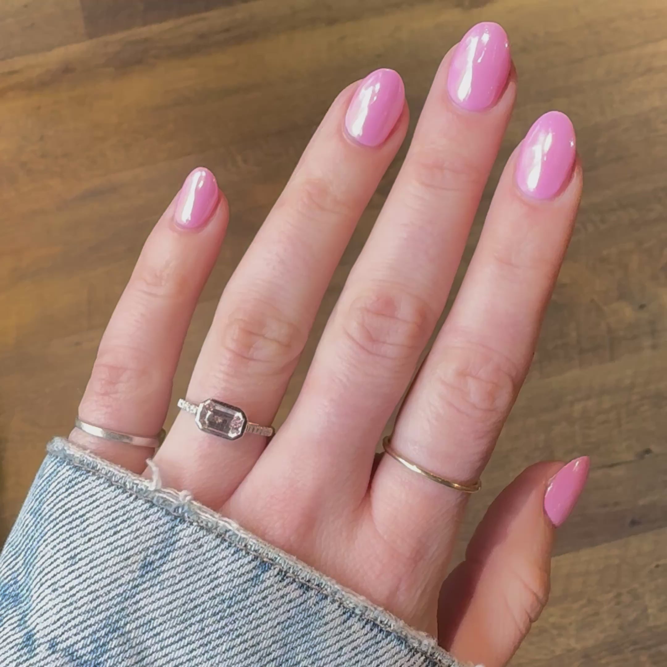 Morganite & Diamond Ring