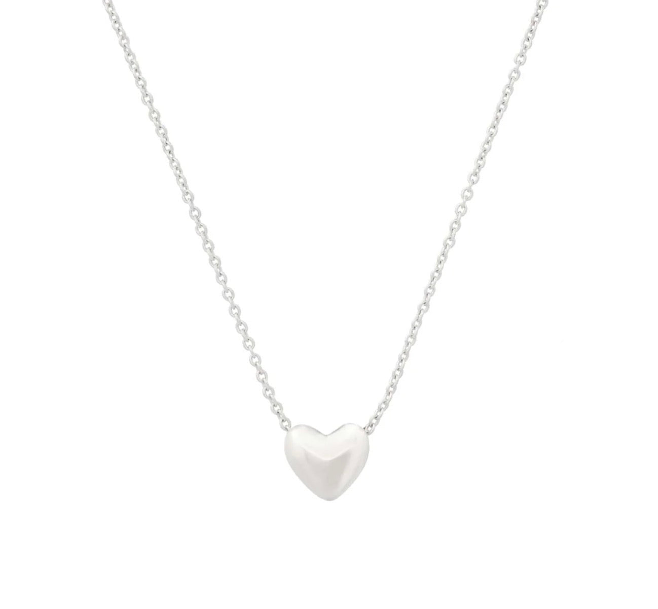 Puff Heart Necklace-TAI
