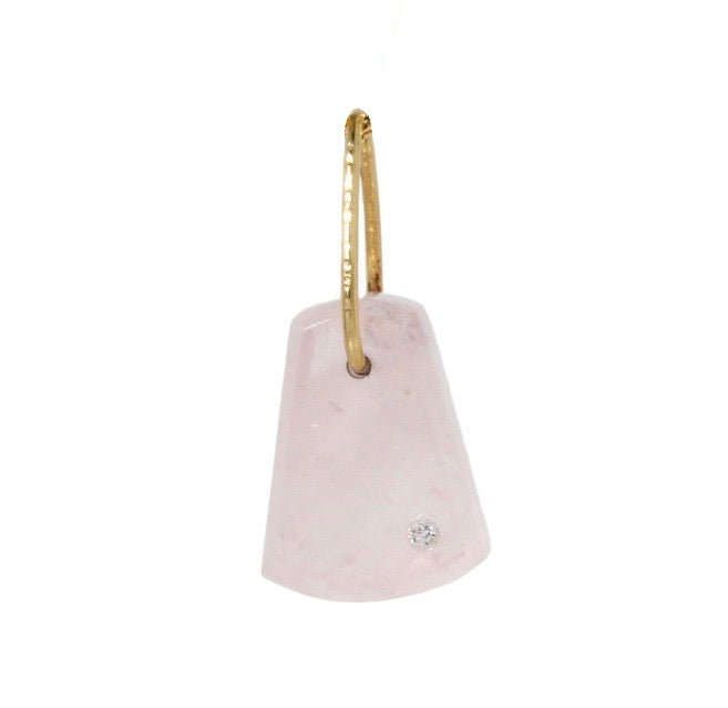 Rose Quartz Prism Necklace-Karin Luvaas