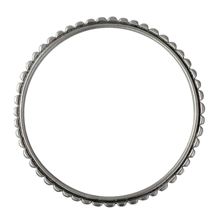 Scalloped Edge Bangle Bracelet-Jane Diaz