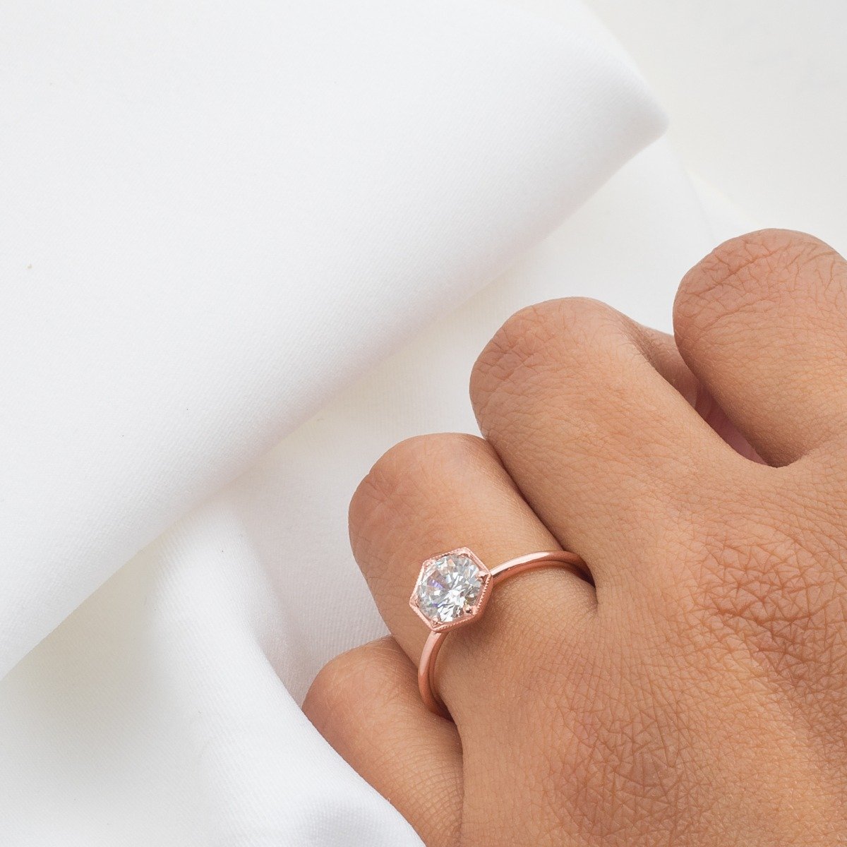 Selene Diamond Engagement Ring-Unbridaled Collective