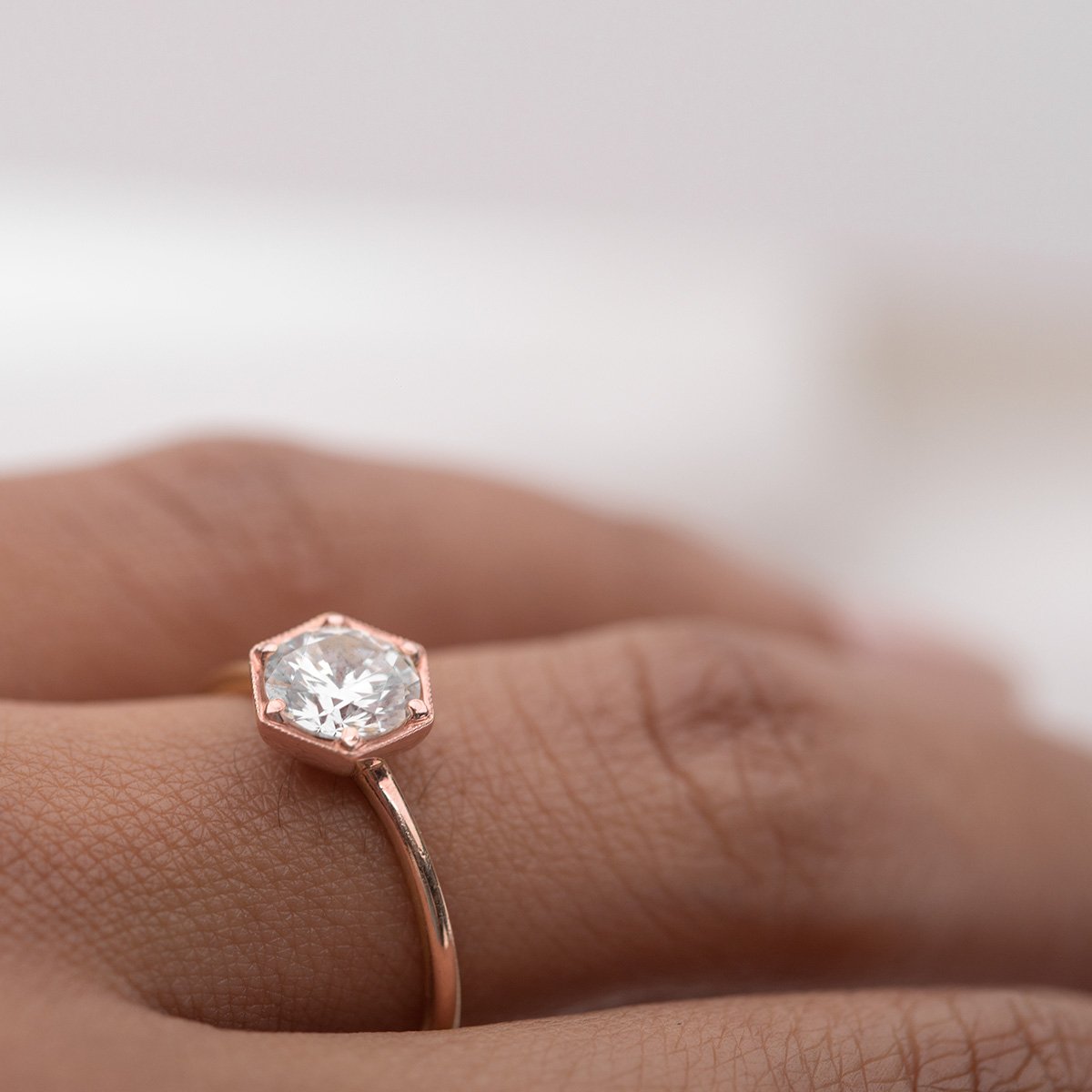 Selene Diamond Engagement Ring-Unbridaled Collective