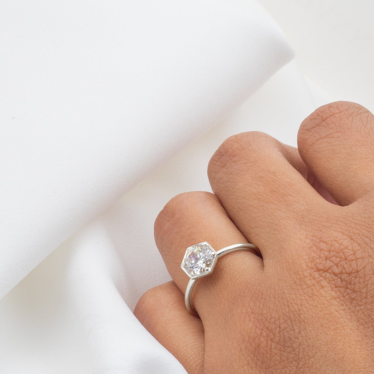 Selene Diamond Engagement Ring-Unbridaled Collective