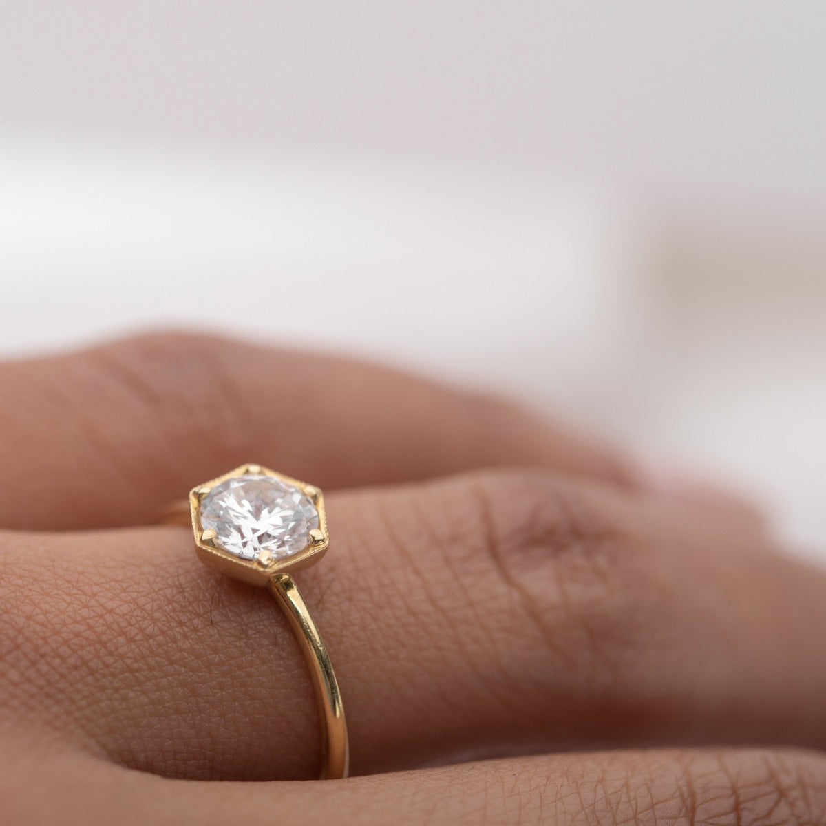 Selene Diamond Engagement Ring-Unbridaled Collective