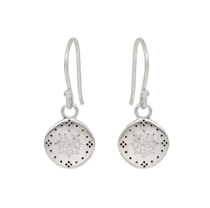 Diamond Cluster Earrings