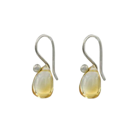 Small Stone Drop Earrings-Jane Diaz