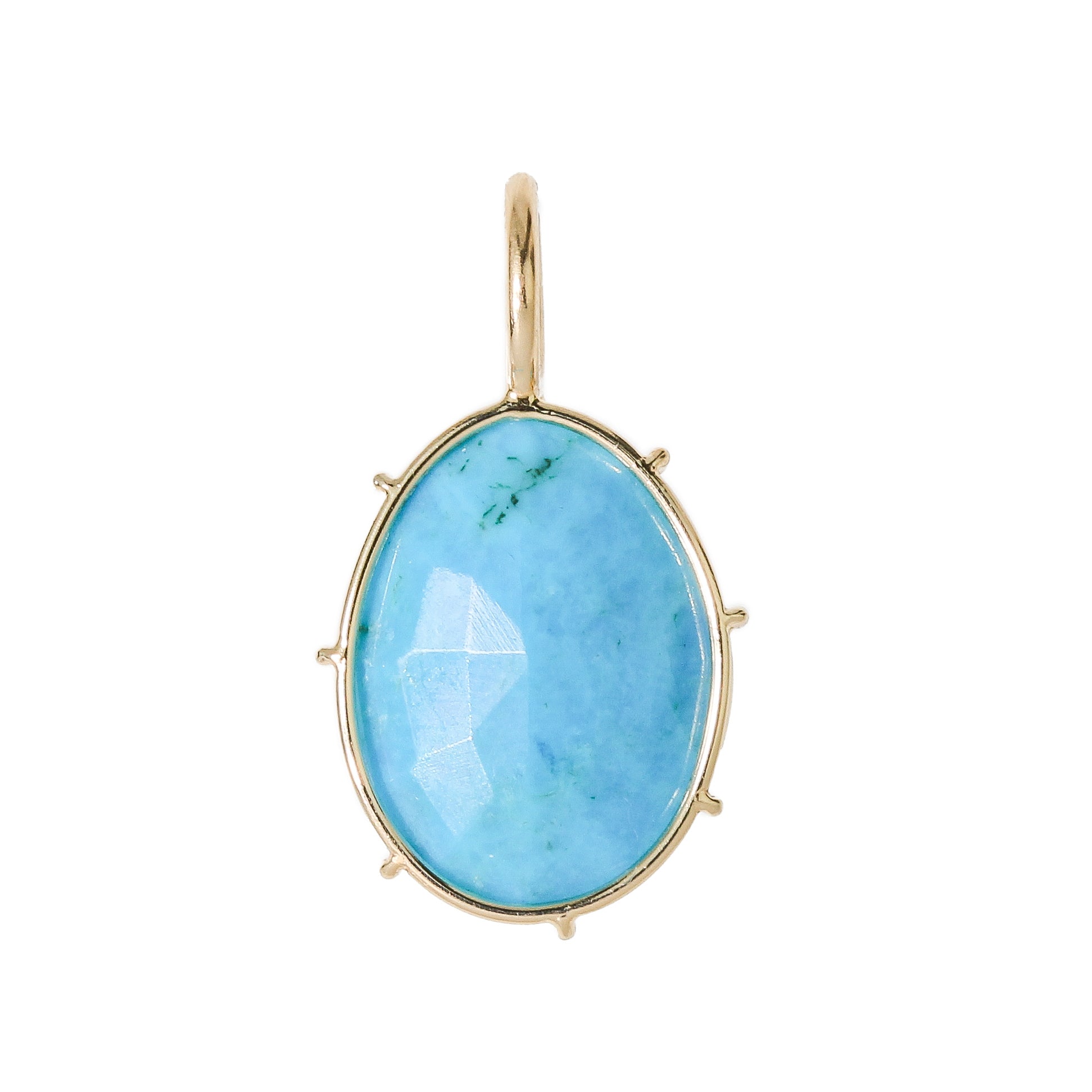 Small Turquoise Harriet Charm-Heather B. Moore