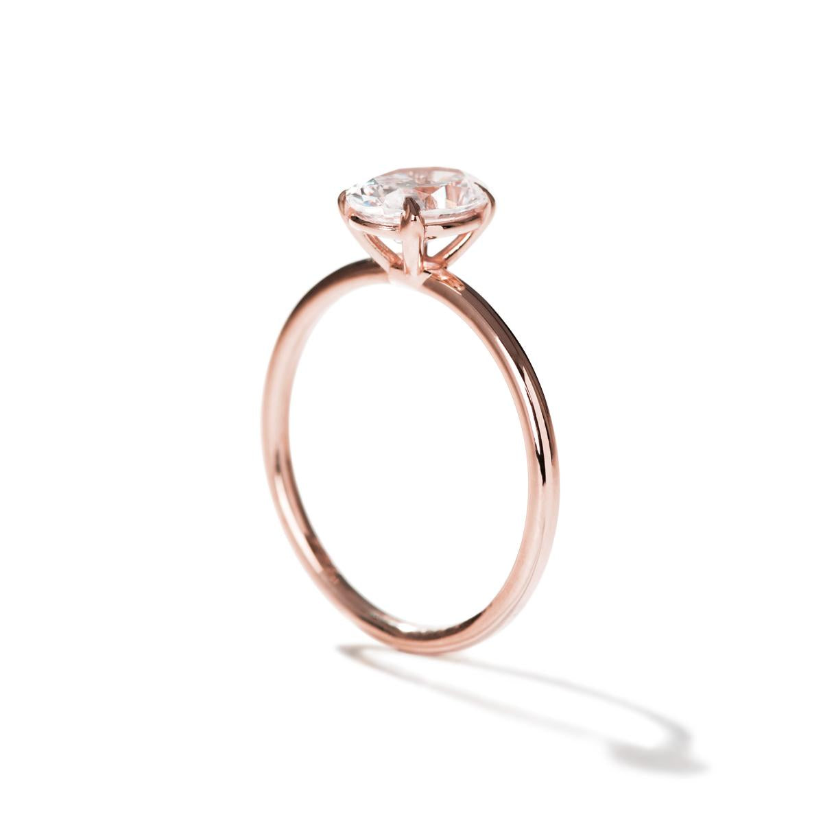 Solitaire Diamond Engagement Ring-Unbridaled Collective