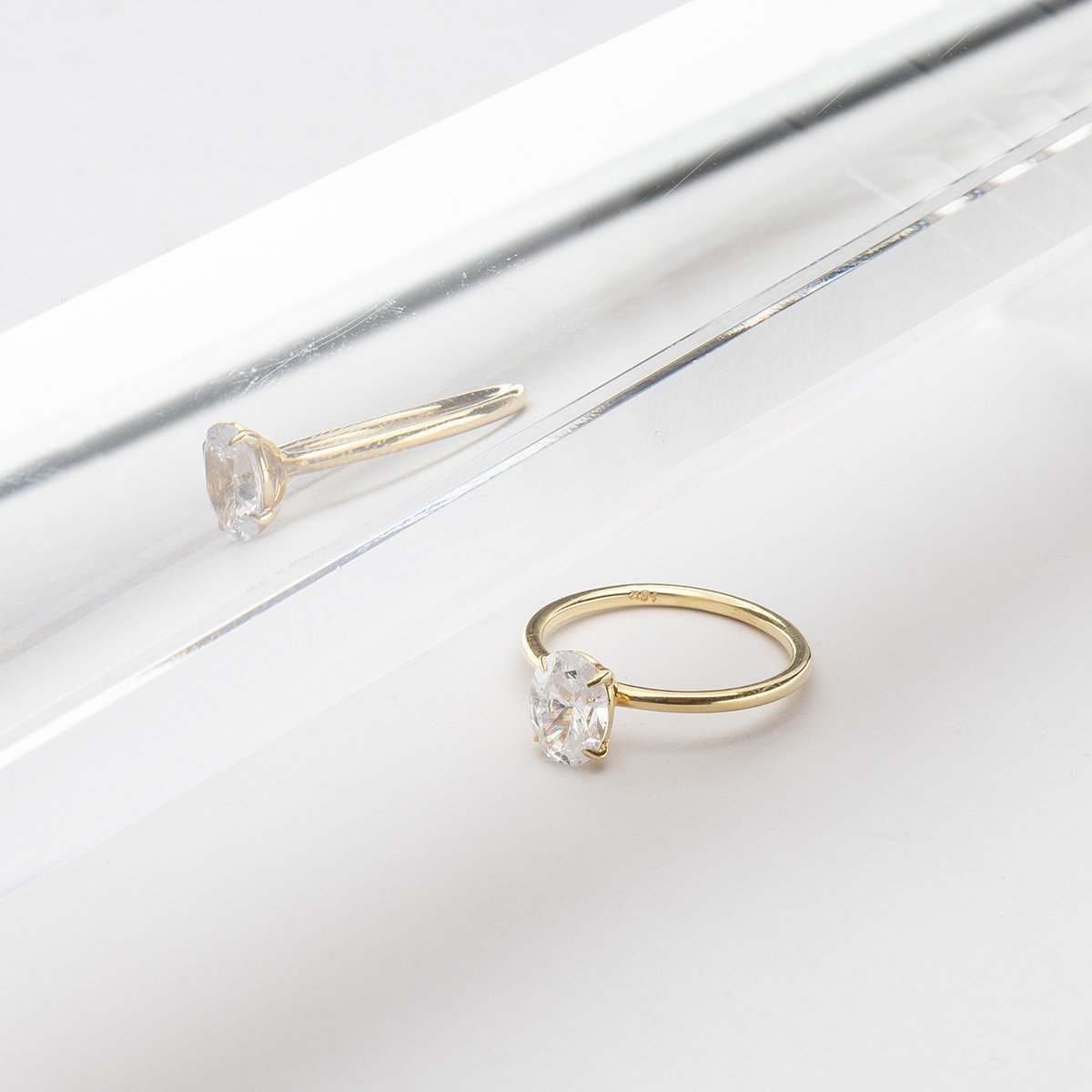 Solitaire Diamond Engagement Ring-Unbridaled Collective