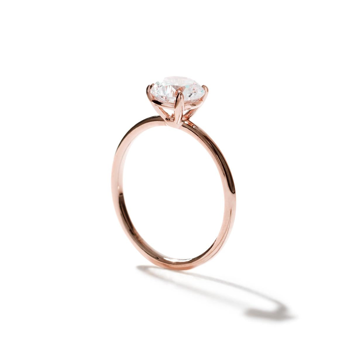 Solitaire Diamond Engagement Ring-Unbridaled Collective