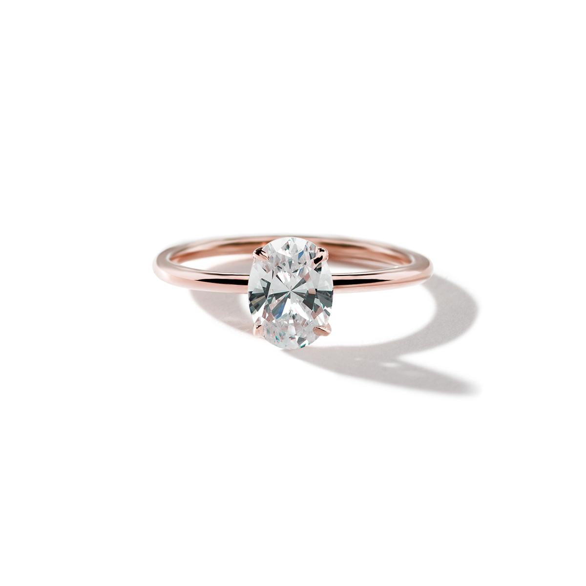 Solitaire Diamond Engagement Ring-Unbridaled Collective