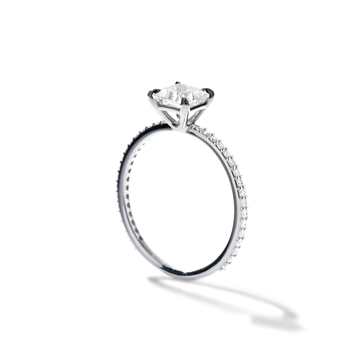 Solitaire Pave Engagement Ring-Unbridaled Collective