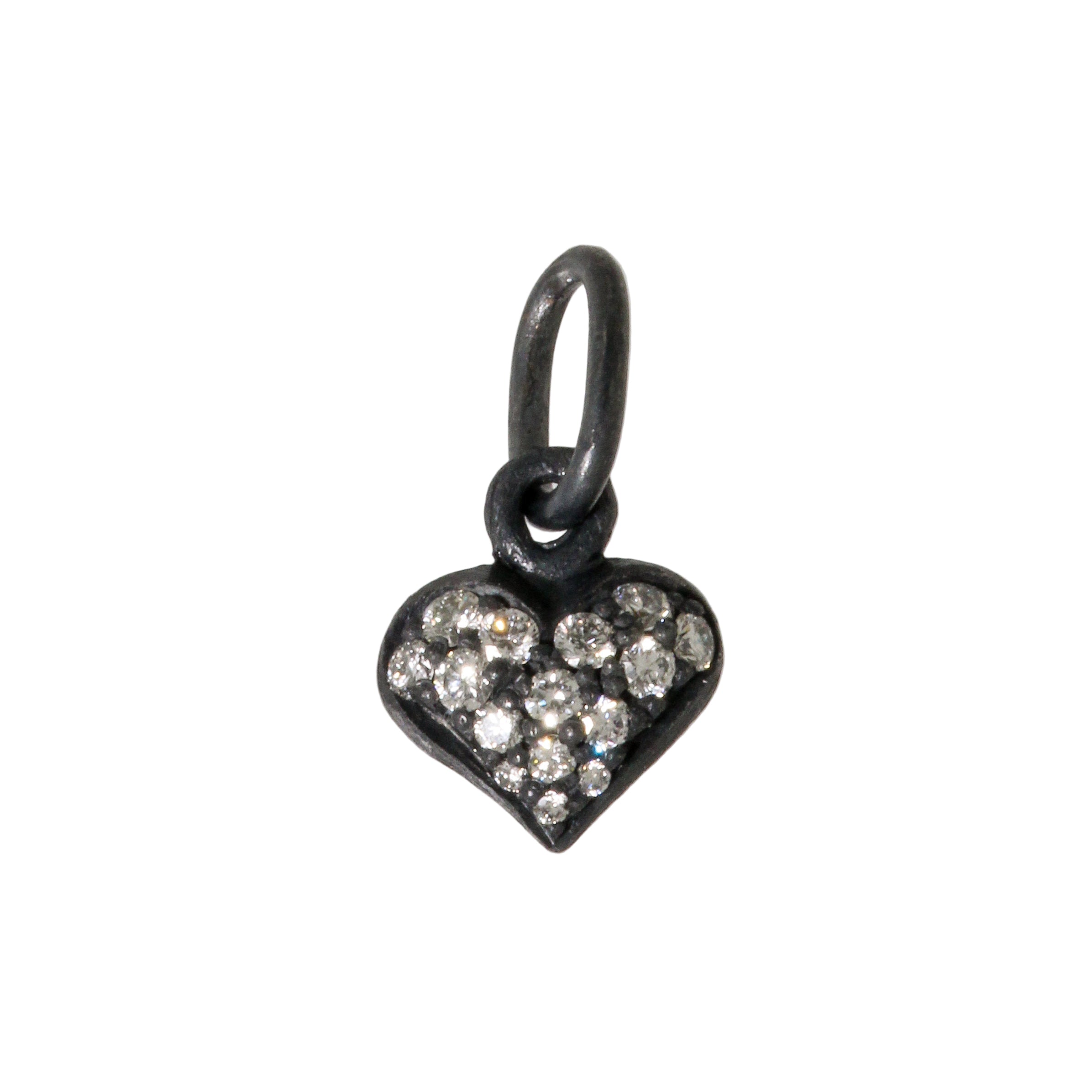 Sterling Fat Baby Heart Charm-Erica Molinari
