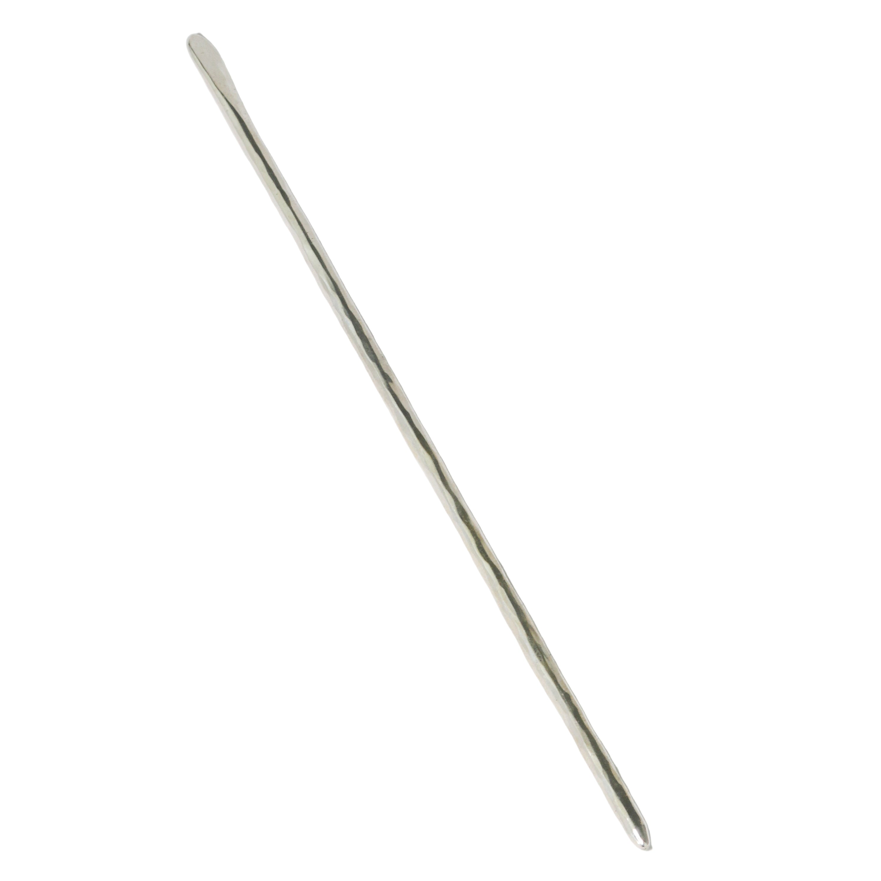 Sterling Hammered Hair Pin-Sara Thompson
