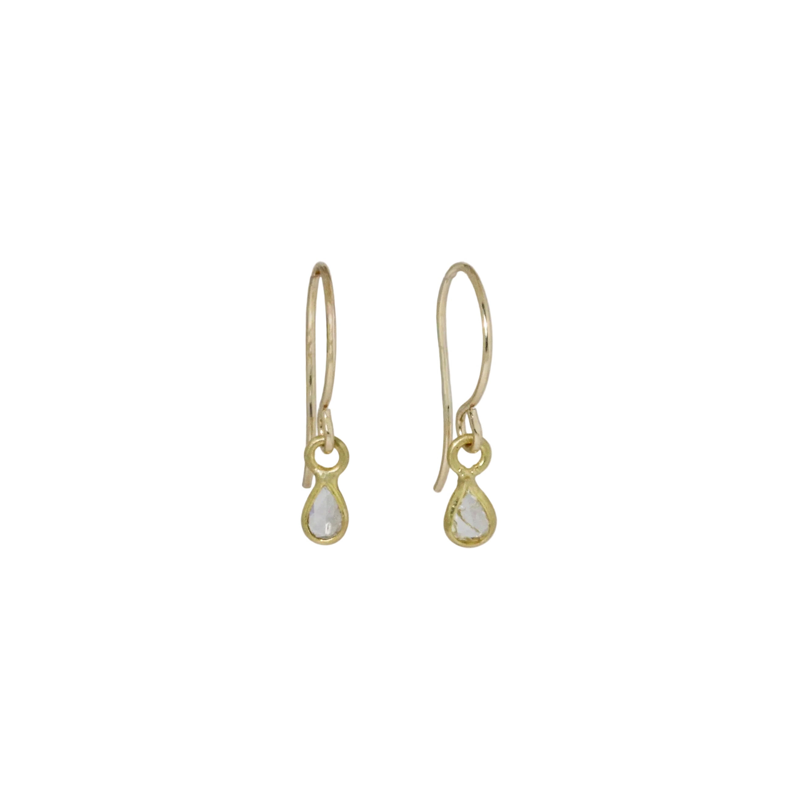 Super Mini Rosecut Diamond Earrings-Margaret Solow