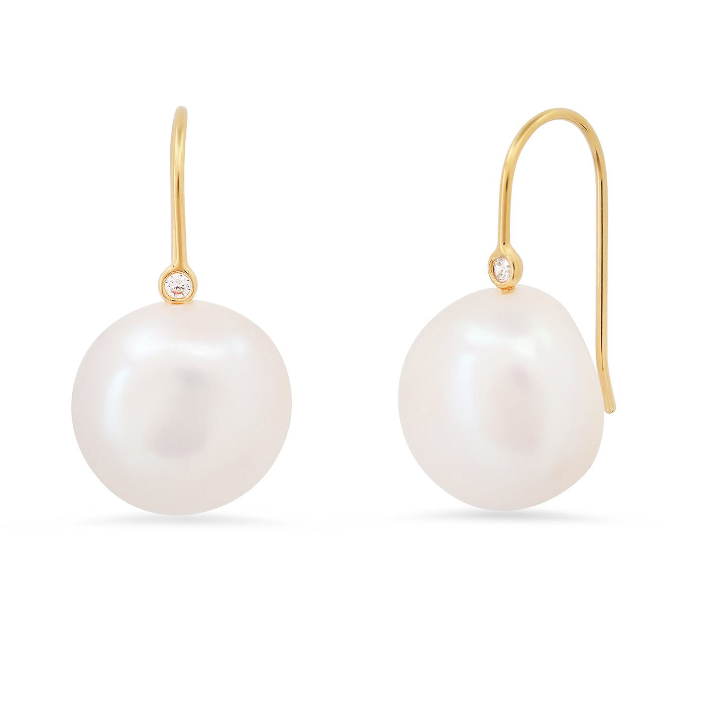 Lustrous Pearl Drop Earrings