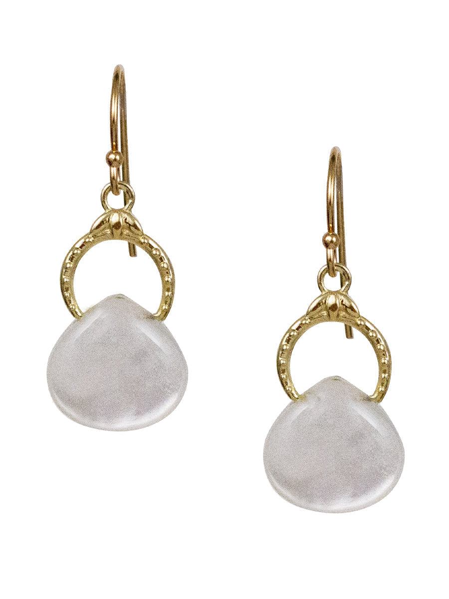 Taza Mother of Pearl Earrings-Lulu Designs