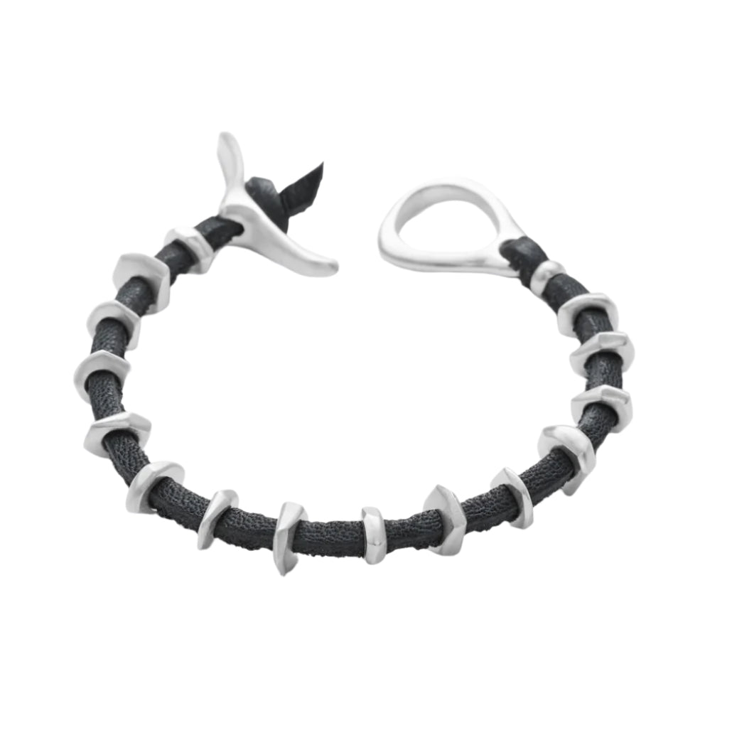 Torch Leather Bracelet-Jill Platner