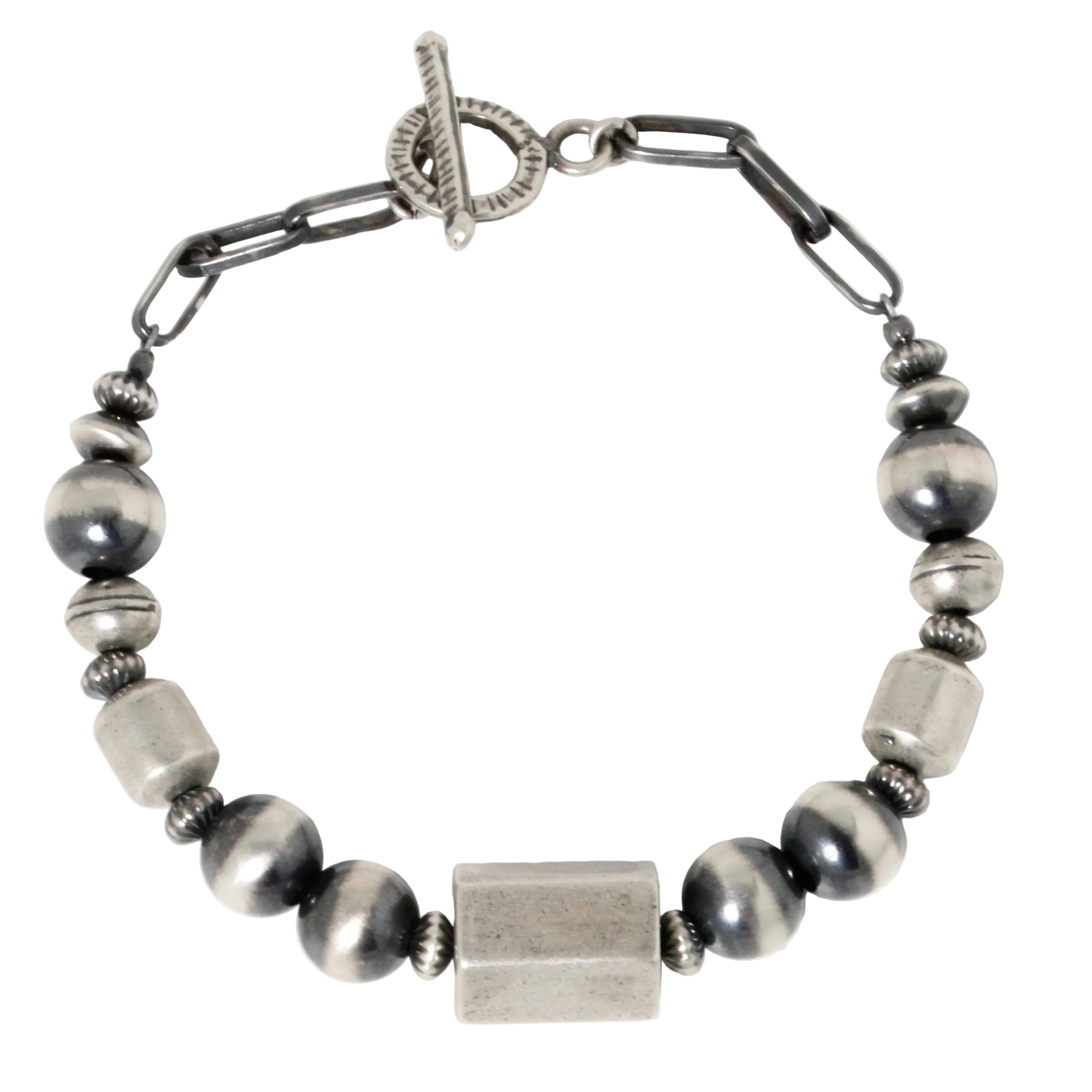 Vintage Revival Navajo Pearl Bead Bracelet-Southwest